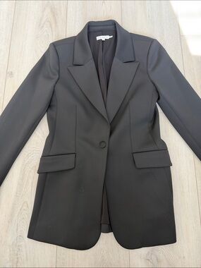 Good American Black Longline Blazer Size 2